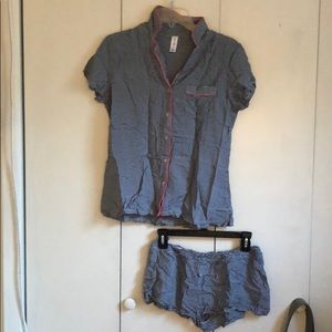 Splendid matching gingham jammy set